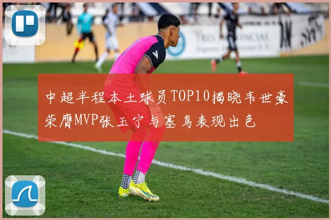 中超半程本土球员TOP10揭晓韦世豪荣膺MVP张玉宁与塞鸟表现出色